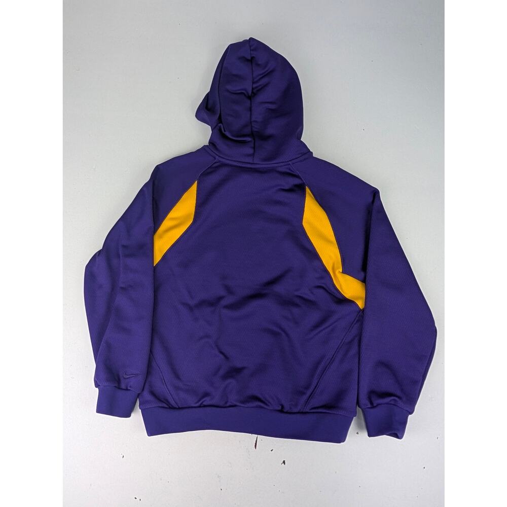 Nike Boys Medium Kobe Therma-Fit Pullover Hoodie & Shorts Set - Purple & Yellow - Picture 4 of 9